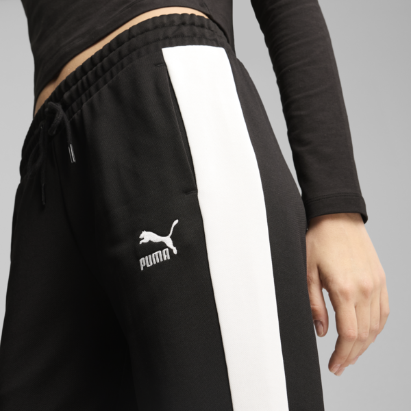 Pants de pista para mujer ICONIC T7, PUMA Black, large-MEX