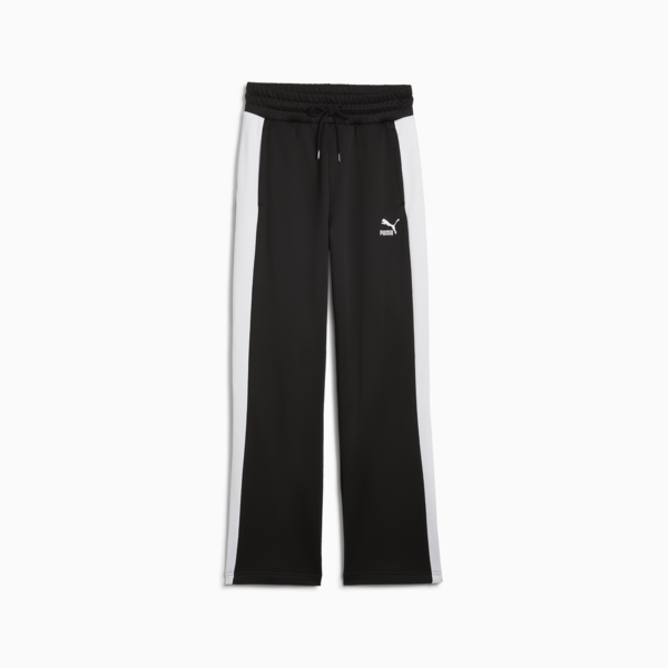 Pants de punto de pista para mujer ICONIC T7, PUMA Black, large-MEX