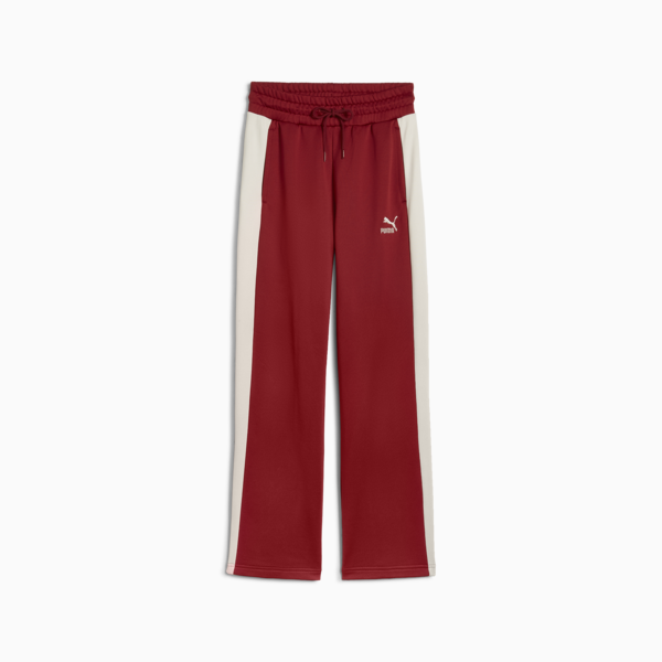 Pants de punto de pista para mujer ICONIC T7, Intense Red, large-MEX