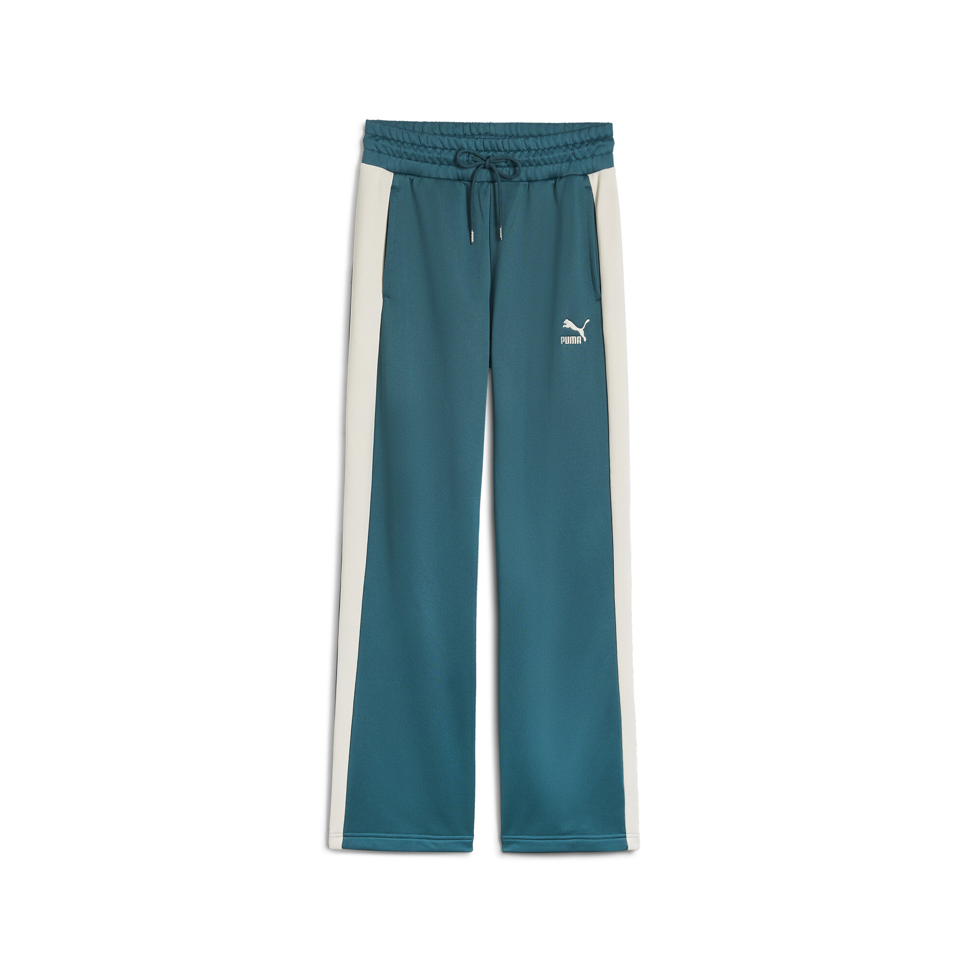 Women's PUMA ICONIC T7 Track Pants Women In Green, Size Small, Polyester