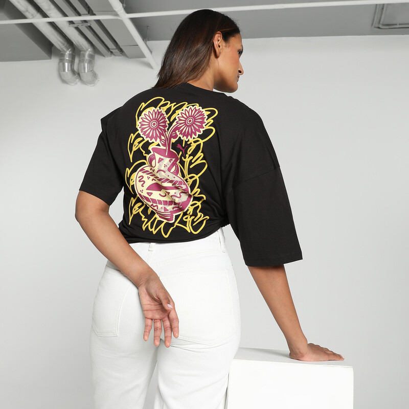 Women's PUMA GRAPHICS BLOOM Oversized Tee