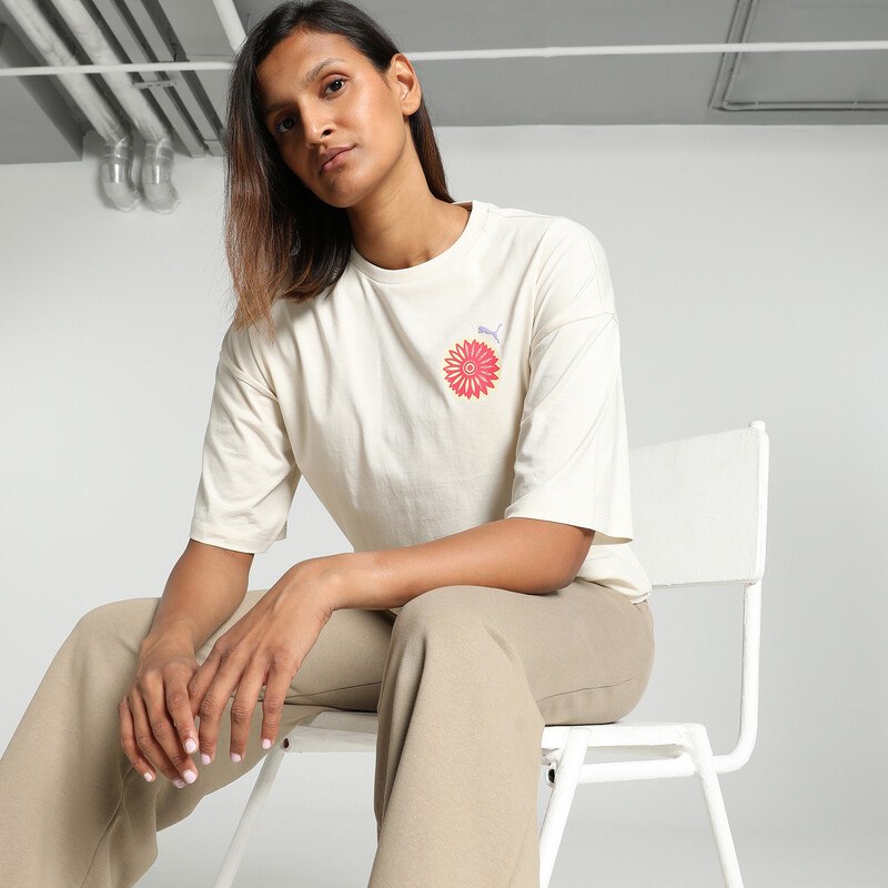 Women's PUMA GRAPHICS BLOOM Oversized Tee