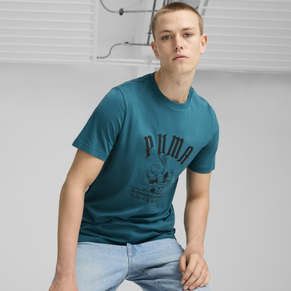 Remera GRAPHICS Super PUMA para hombre, Cold Green, large-ARG