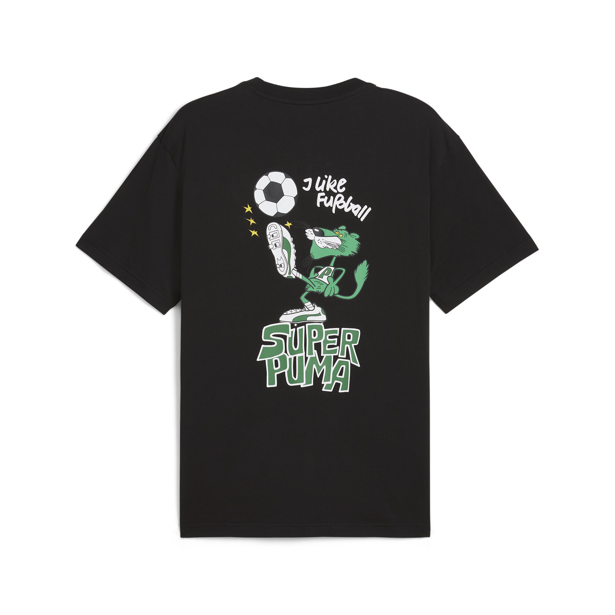 GRAPHICS Super PUMA T-shirt voor Heren, Zwart, Maat L