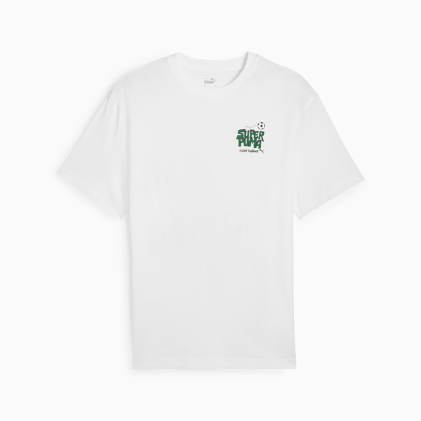GRAPHICS Super PUMA Tee Men, PUMA White, large-MEX