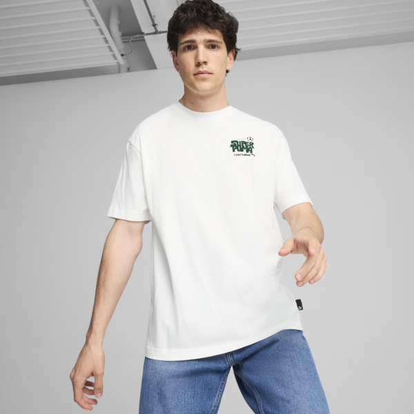 GRAPHICS Super PUMA Tee Men, PUMA White, large-MEX