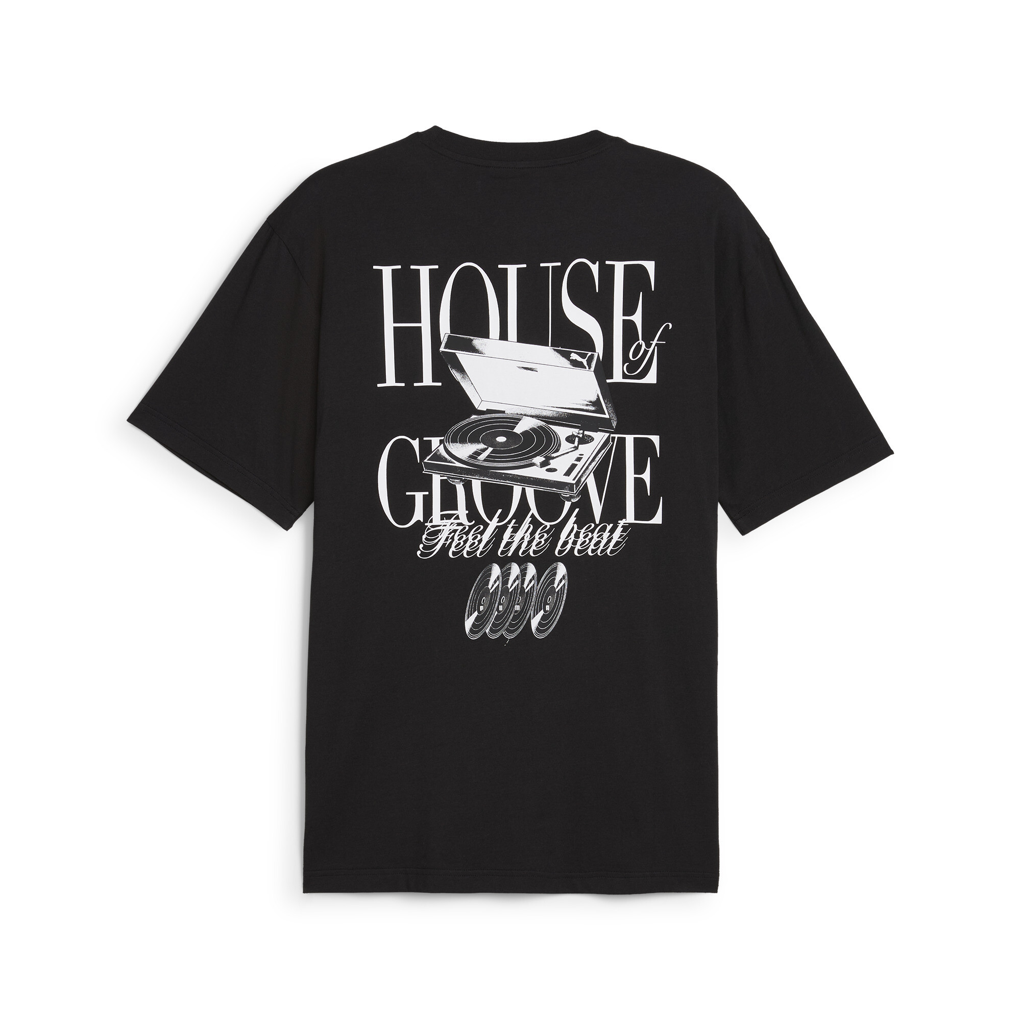 GRAPHICS House Of Groove T-shirt voor Heren, Zwart, Maat S | PUMA