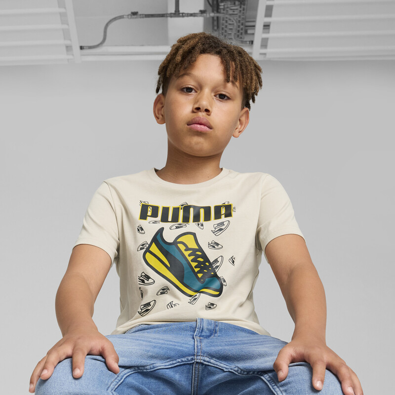 PUMA LOGO LAB Graphic Youth Tee