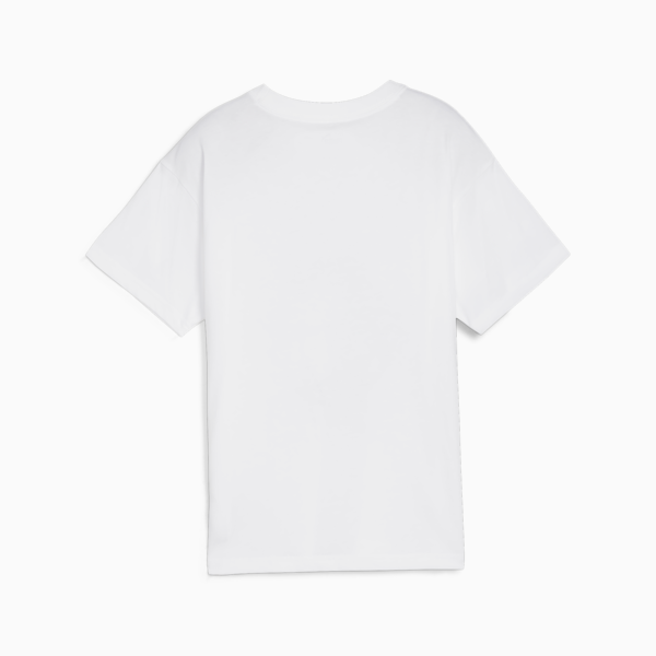 Camiseta básquetbol adolesentes, PUMA White, large-MEX