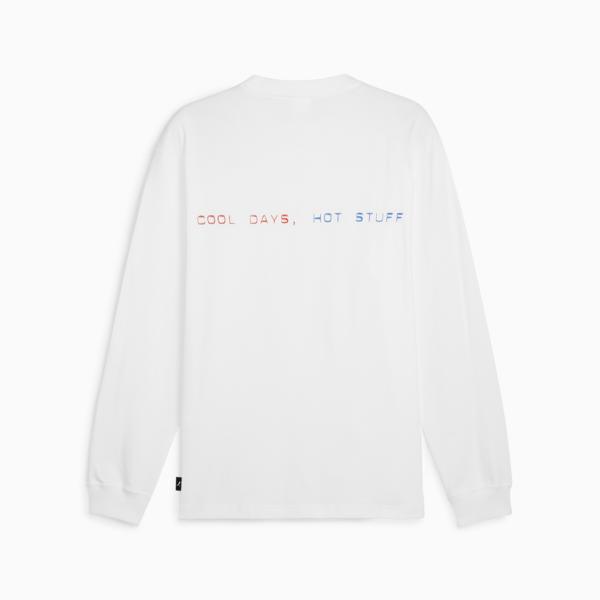 GRAPHICS "Cool Day" Long Sleeve Men, PUMA White, large-ZAF