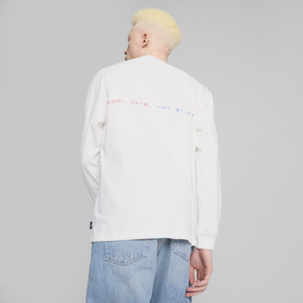 GRAPHICS "Cool Day" Long Sleeve Men, PUMA White, large-ZAF