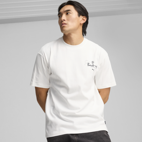 GRAPHICS "Back-up Team" Tee Men, PUMA White, large-MEX