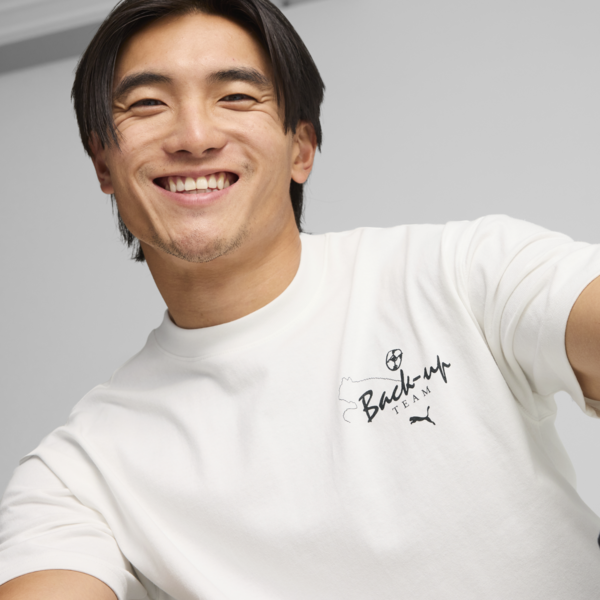 GRAPHICS "Back-up Team" Tee Men, PUMA White, large-MEX