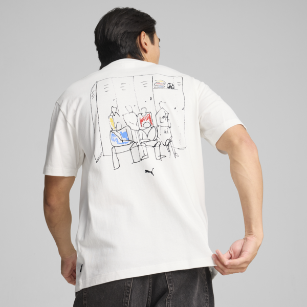 GRAPHICS "Back-up Team" Tee Men, PUMA White, large-MEX