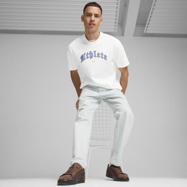 GRAPHICS "Athlete" Tee Men, PUMA White, large-MEX
