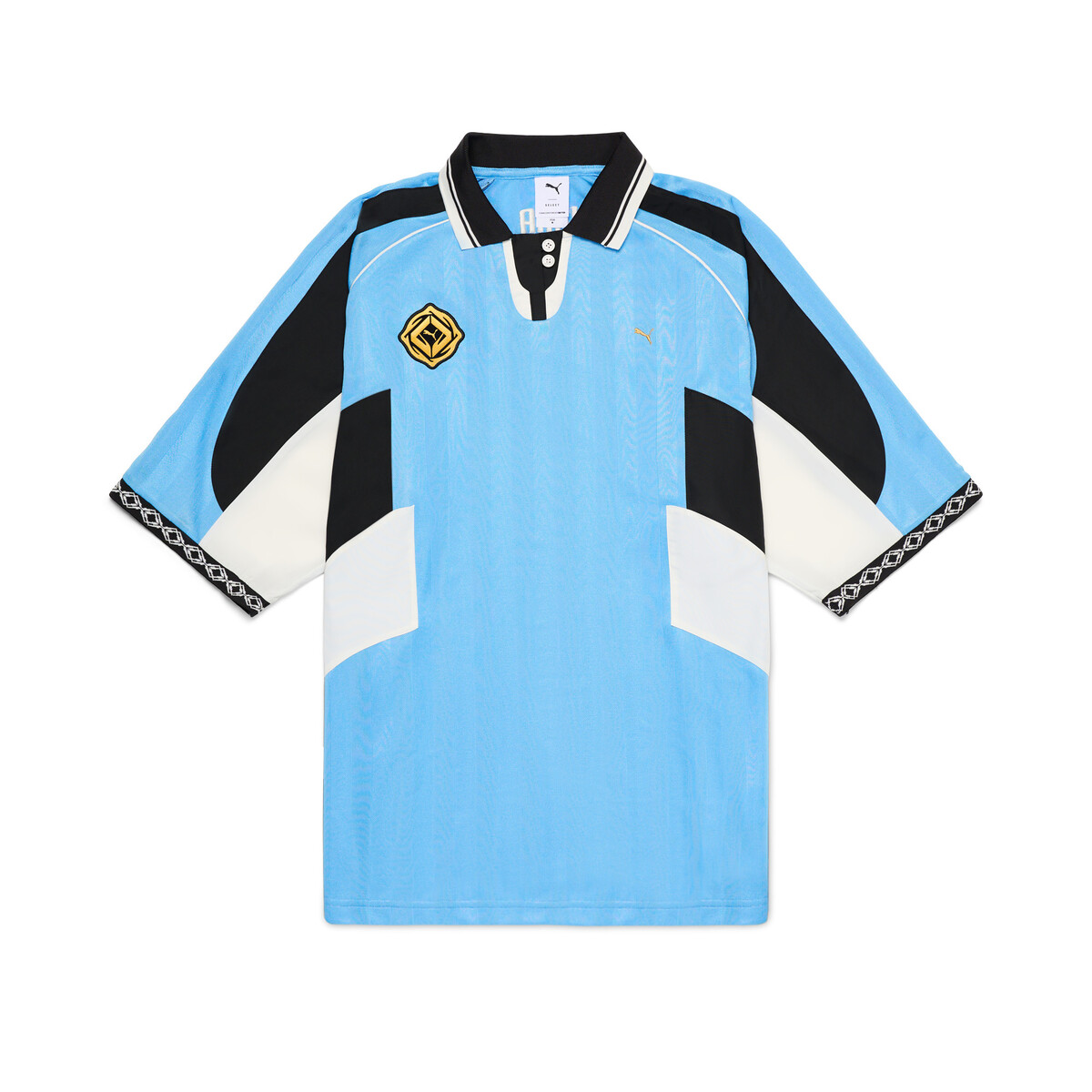 FUTURE OF CLASSIC Short Sleeve Jersey Top in Team Light Blue by PUMA, Small