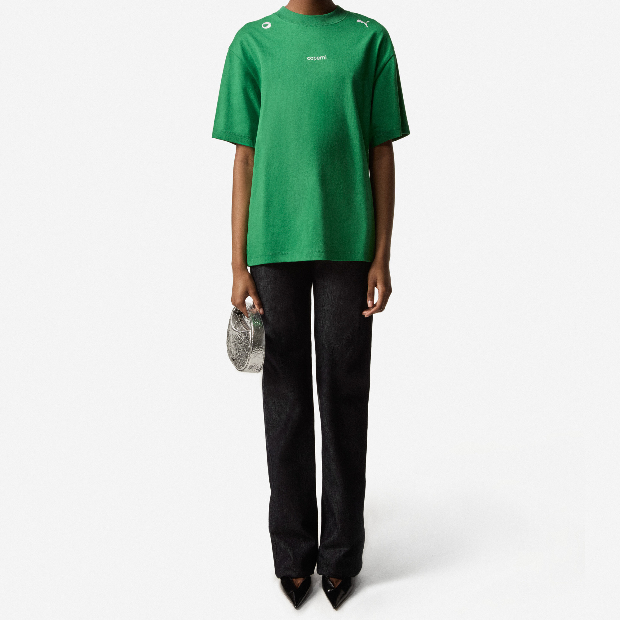 Puma x COPERNI T-Shirt Unisex | Mit Plain | Archive Green | Größe: XXS