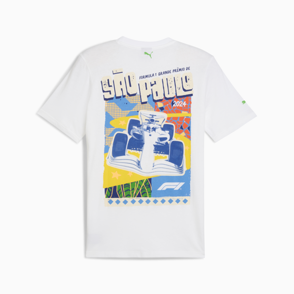 F1® Brazil Tee Unisex, PUMA White, large-MEX