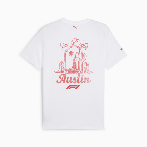 F1® USA Tee Unisex, PUMA White, large-MEX