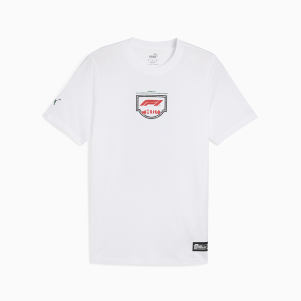 Playera Hombre F1 México, PUMA White, large-MEX