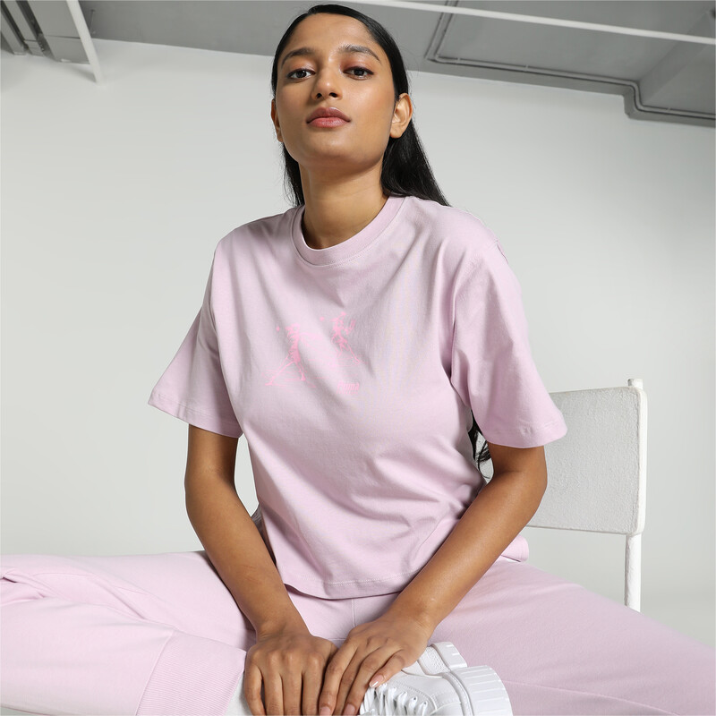 Women's PUMA TEAM Relaxed Fit T-shirt