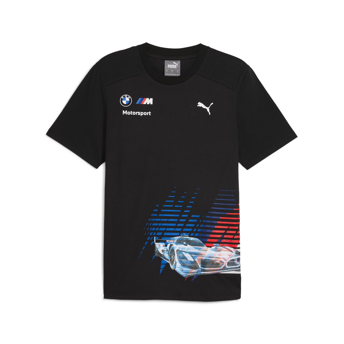 BMW M Motorsport Race T-Shirt Men in Black by PUMA, XS