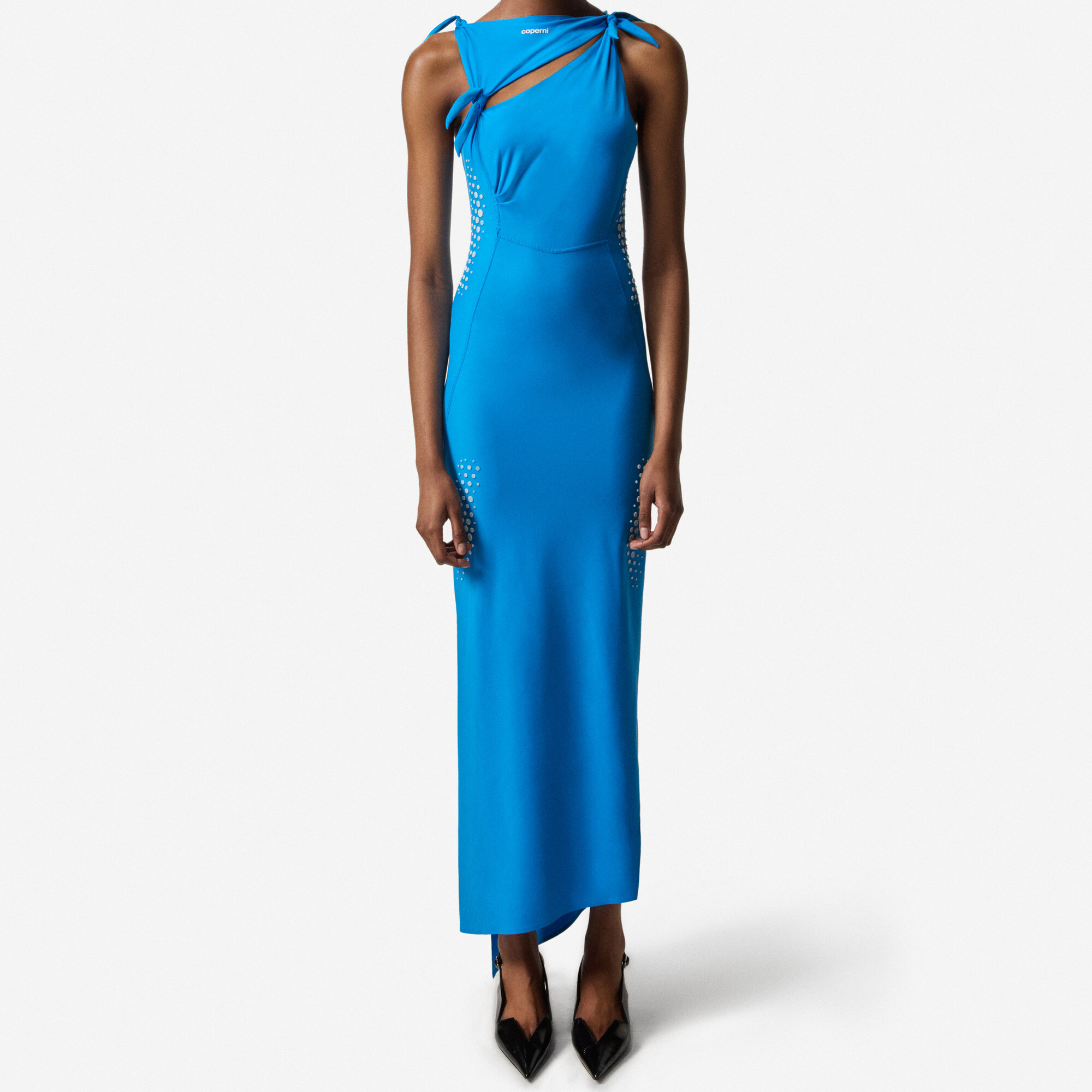 Women's Puma X COPERNI Floor Length Dress, Blue, Size XS, Clothing