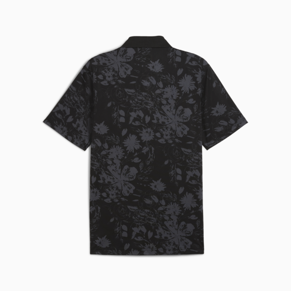 MATTR Rose Golf Polo Men, PUMA Black-Strong Gray, large-ZAF