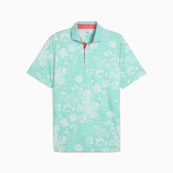 MATTR Rose Golf Polo Men, Aquatic-Peaceful Blue, large-ZAF