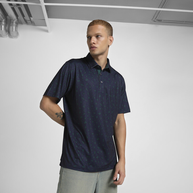 

Men's PUMA Cloudspun Rosette Golf Polo