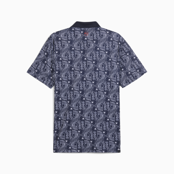 Pique Royal Golf Polo Men, Deep Navy-White Glow, large-ZAF