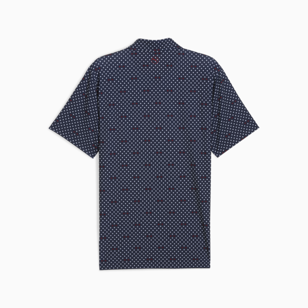 MATTR Burgh Golf Polo Men, Deep Navy-White Glow, large-ZAF