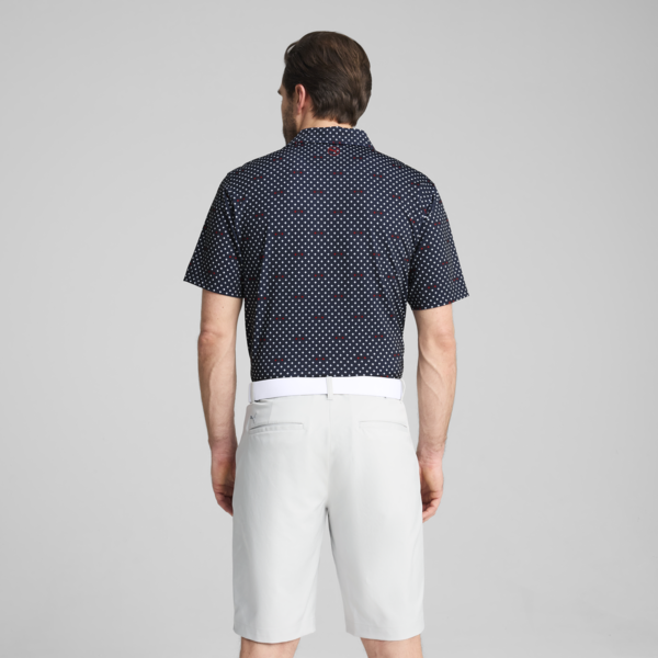 MATTR Burgh Golf Polo Men, Deep Navy-White Glow, large-ZAF
