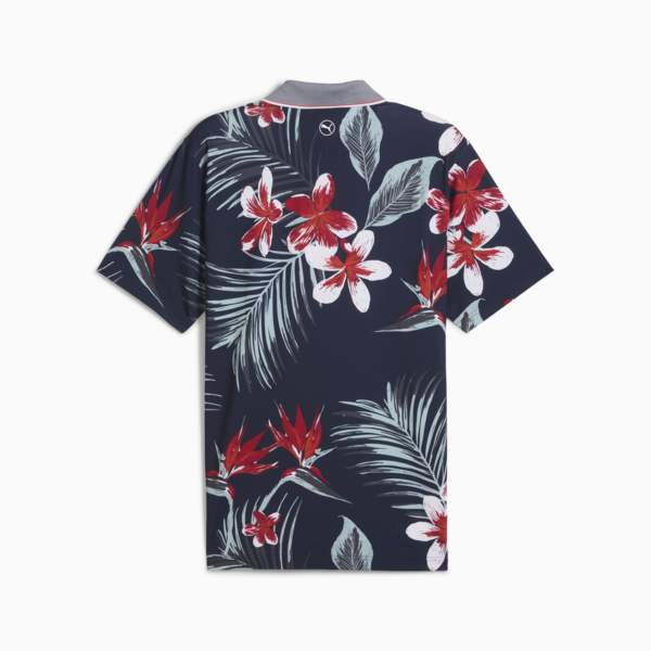 MATTR Luau Golf Polo Men, Deep Navy-Red Fire, large-ZAF