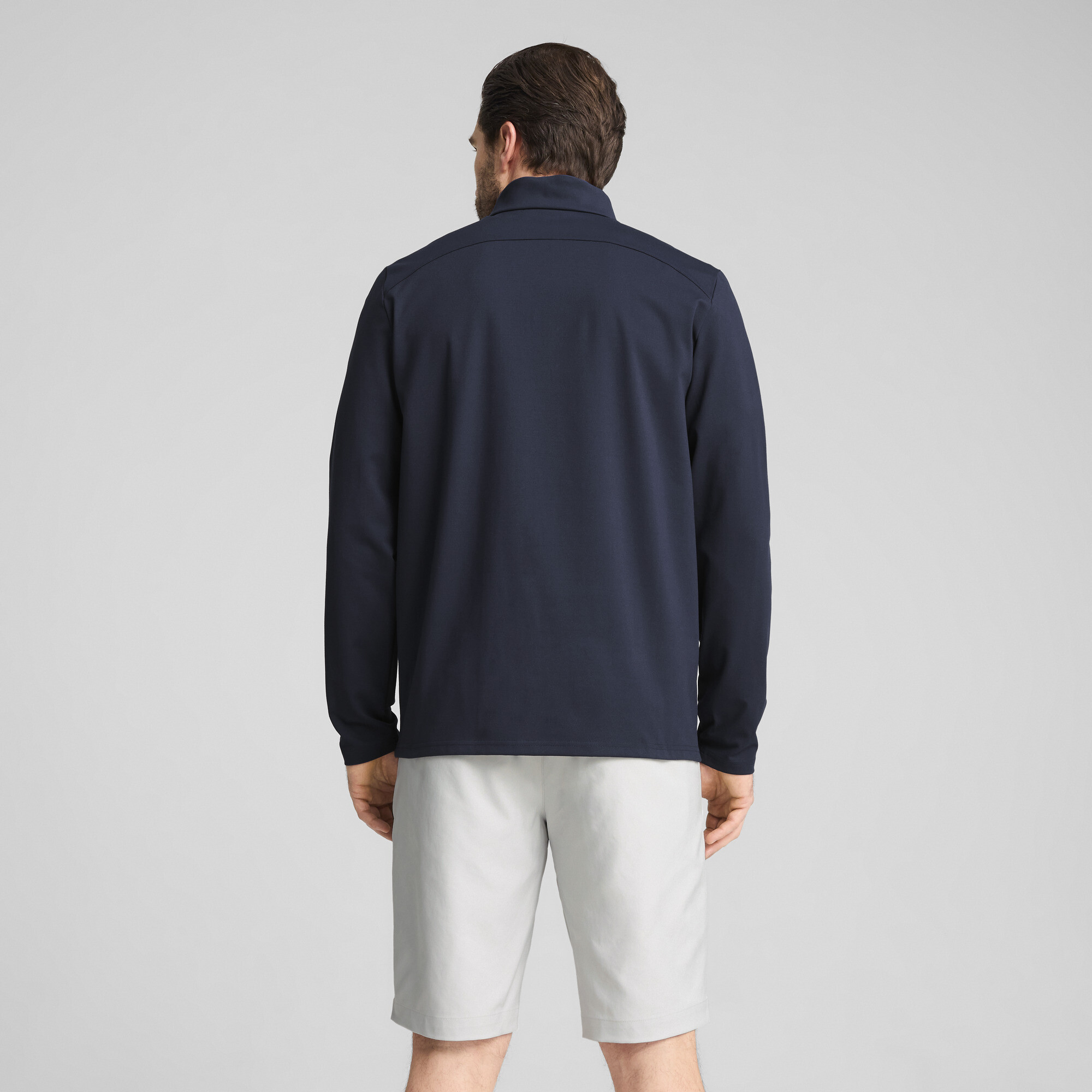 PUMA CLOUDSPUN Tech golftop met kwartrits voor Heren, Blauw, Maat 3XL thumbnail 5