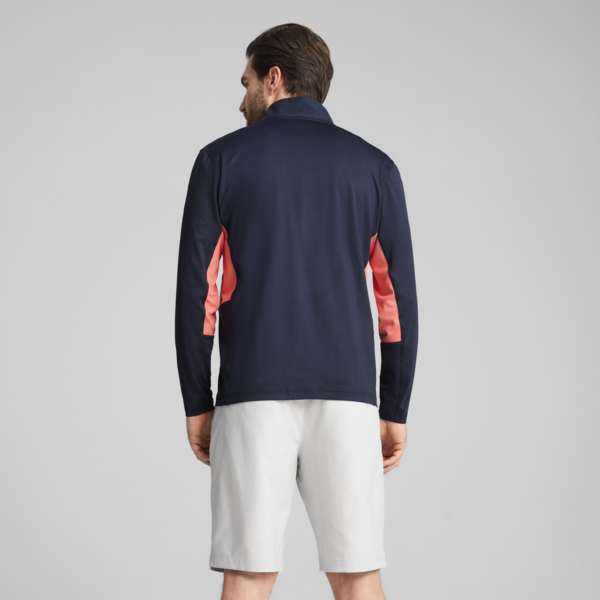 Pure 2.0 Quarter Zip Golf Top Men, Deep Navy, large-ZAF