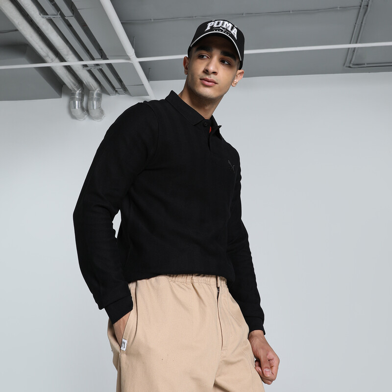 

Men's PUMA CLASSICS Herringbone Slim Fit Polo