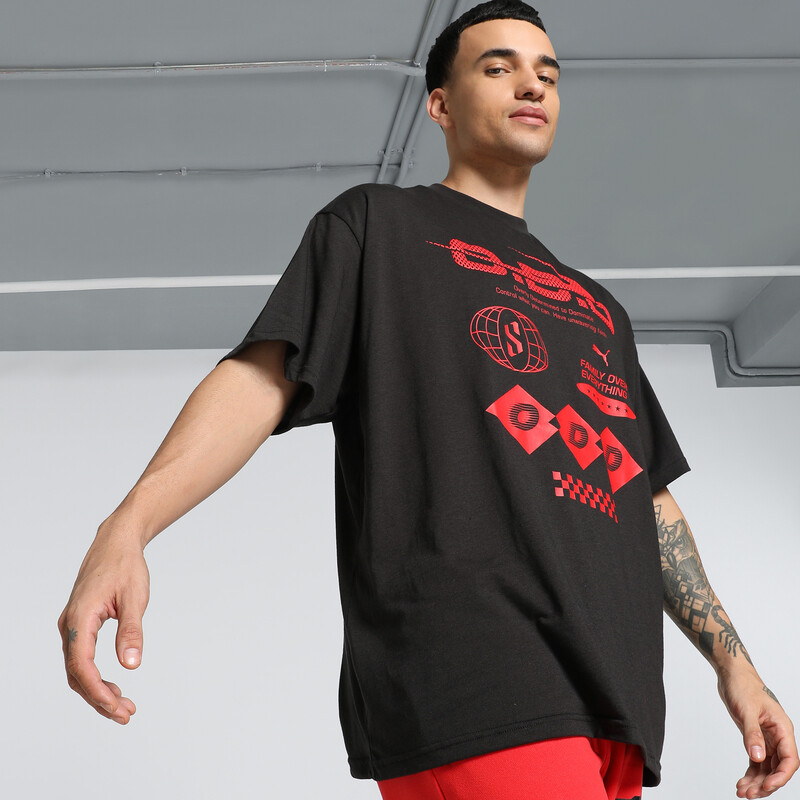 

Men's PUMA Scoots Trail Blazing Oversized Fit Basketball Tee