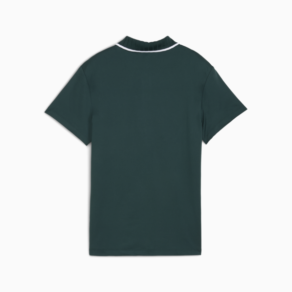 CLOUDSPUN Bridges Short Sleeve Golf Polo Women, Green Terrain, large-ZAF