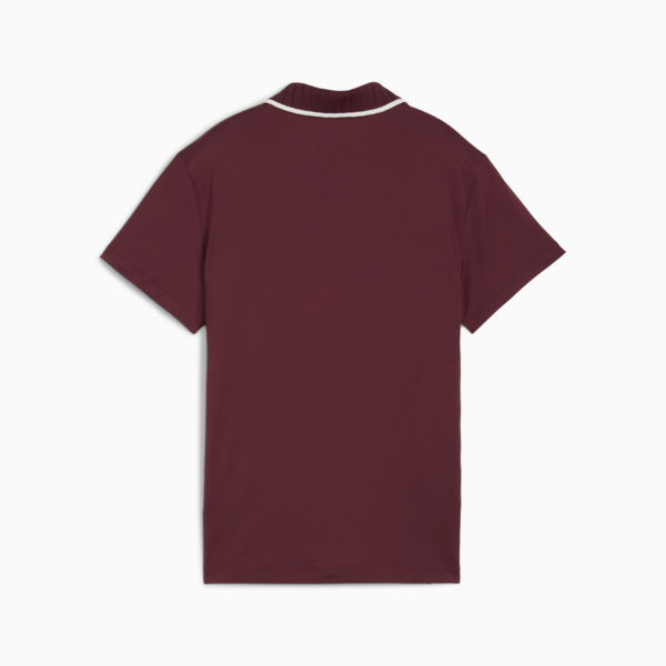CLOUDSPUN Bridges Short Sleeve Golf Polo Women, Ruby Shimmer, large-ZAF