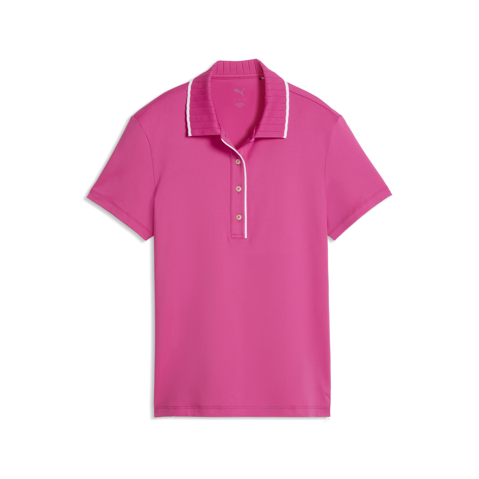PUMA CLOUDSPUN Bridges golfpolo met korte mouwen voor Dames, Roze, Maat XL