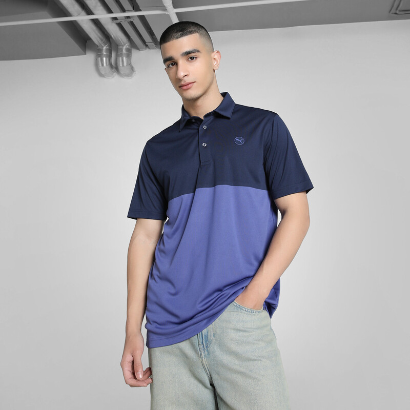 

Men's PUMA Pure 2.0 Colourblock Golf Polo