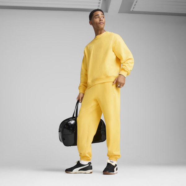 Buzo estampado MMQ para hombre, Sunny Yellow, large-ARG