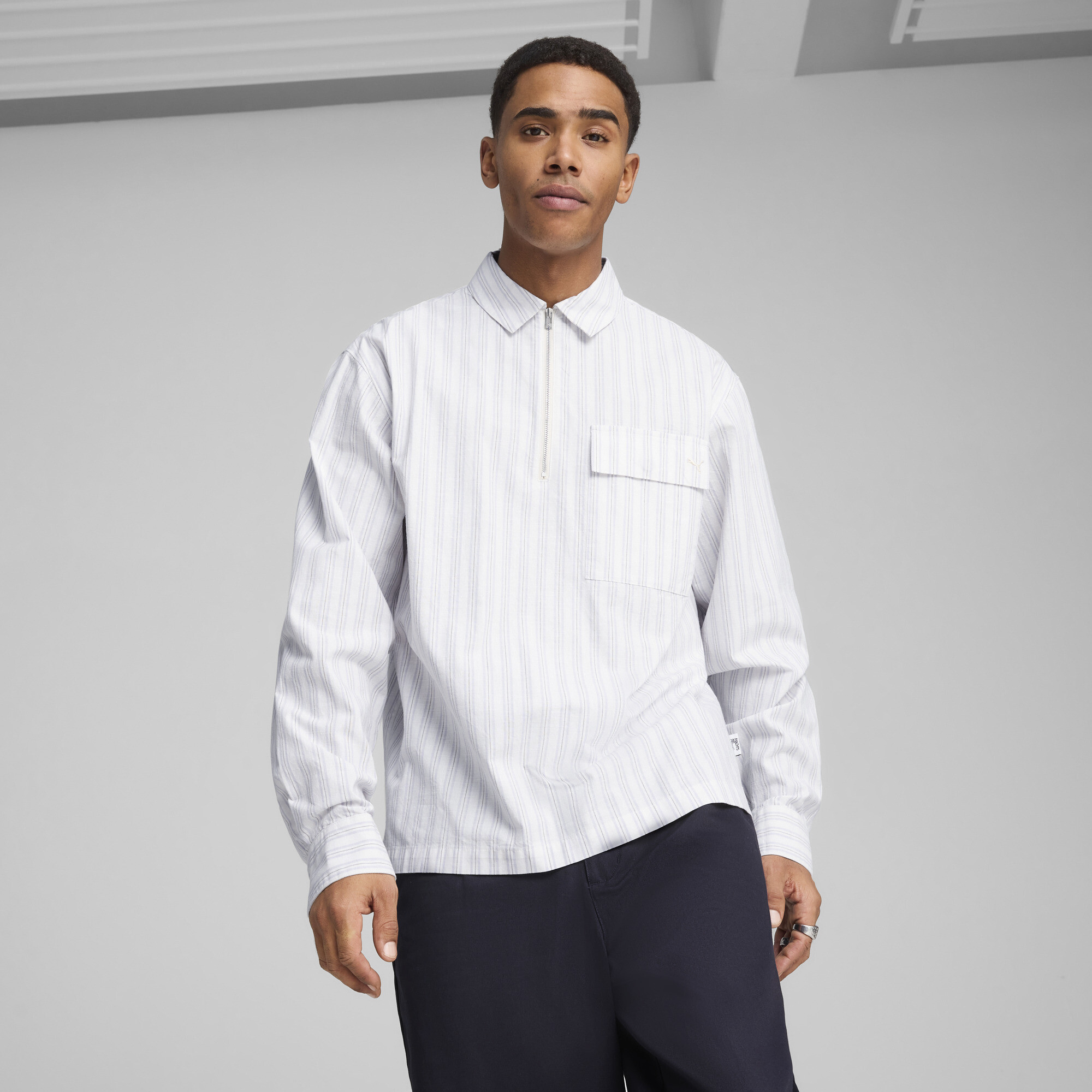 MMQ Half-Zip Shirt Men | T-shirts & Tops | PUMA