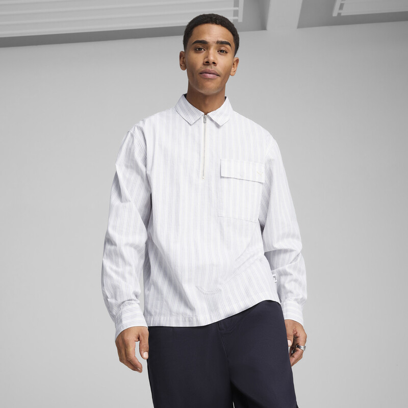 

Men's PUMA MMQ Half-Zip Relaxed Fit Shirt