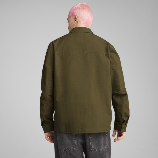 MMQ Ripstop Overshirt Men, Olive Drab, large-MEX