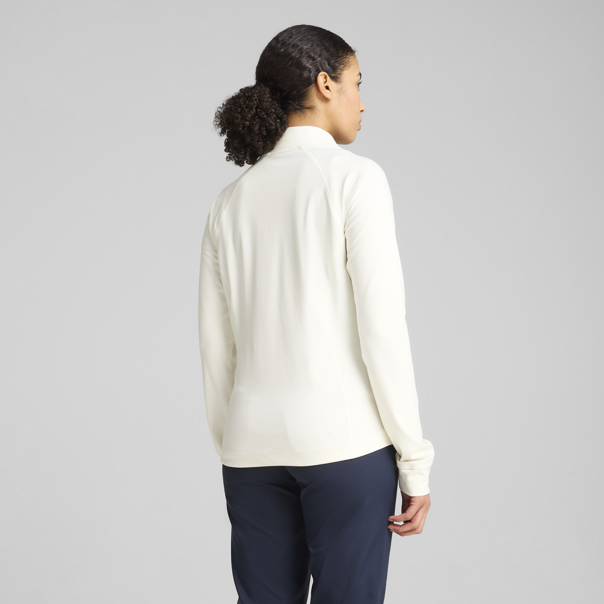 PUMA CLOUDSPUN Tech Zip-Up Power jack voor Dames, Wit, Maat S thumbnail 5