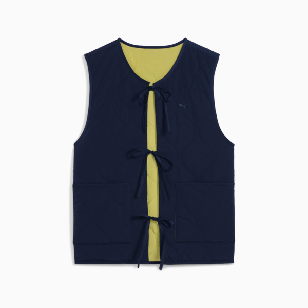 Chaleco reversible YONA para mujer, New Navy, large-ARG