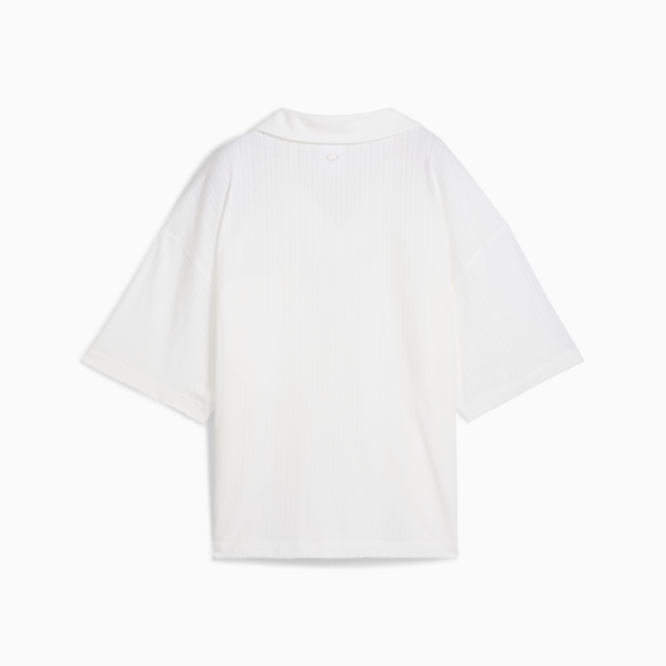 Remera oversize YONA para mujer, PUMA White, large-ARG