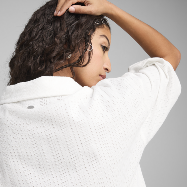 Remera oversize YONA para mujer, PUMA White, large-ARG